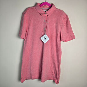 Men's Linksoul Pink Polo Shirt M